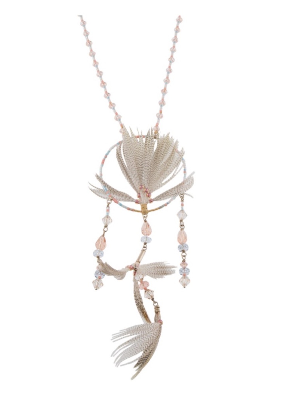 Valentino Feather Glam Dream Catcher Pendant